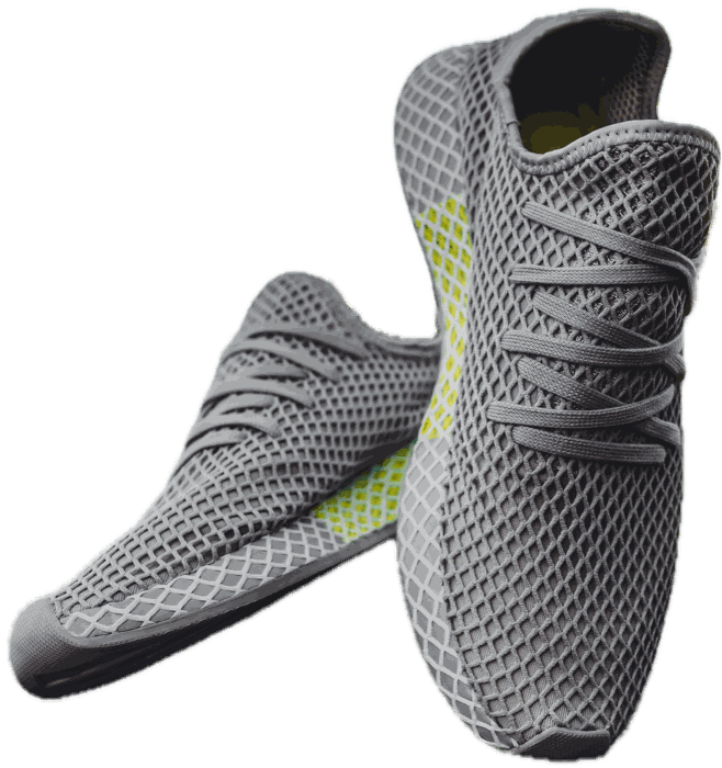 The same sneakers cut out by Sweepcut on a transparent background